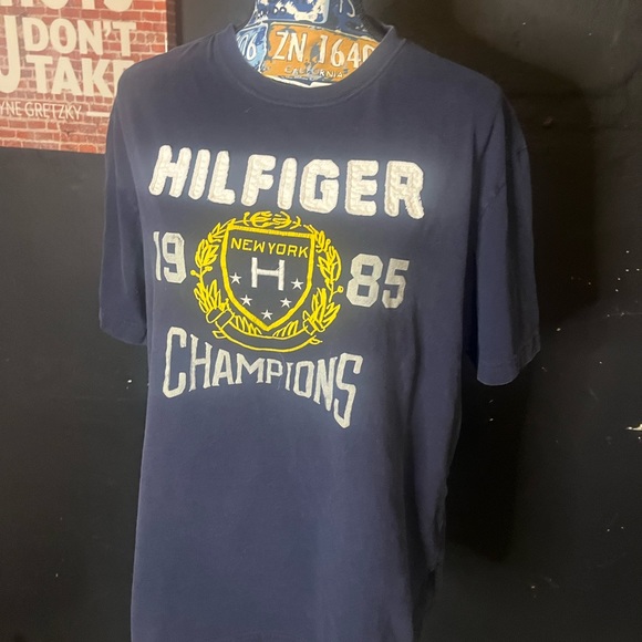 Hilfiger Champions Navy T shirt - Picture 3 of 6